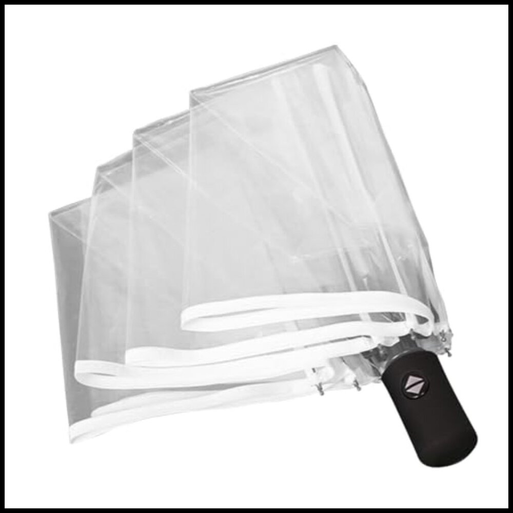 Automatic Clear Umbrella Windproof Portable Folda… - image 3